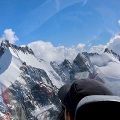 Flugwegposition um 11:51:37: Aufgenommen in der Nähe von Spiss, Österreich in 2968 Meter